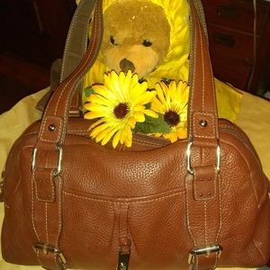 Etienne Aigner Vintage Brown Leather Handbag